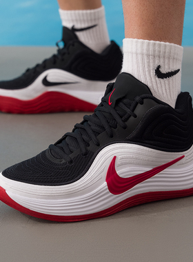 NIKE耐克实战篮球鞋男鞋冬季新款PRECISION 8 MID运动鞋减震球鞋