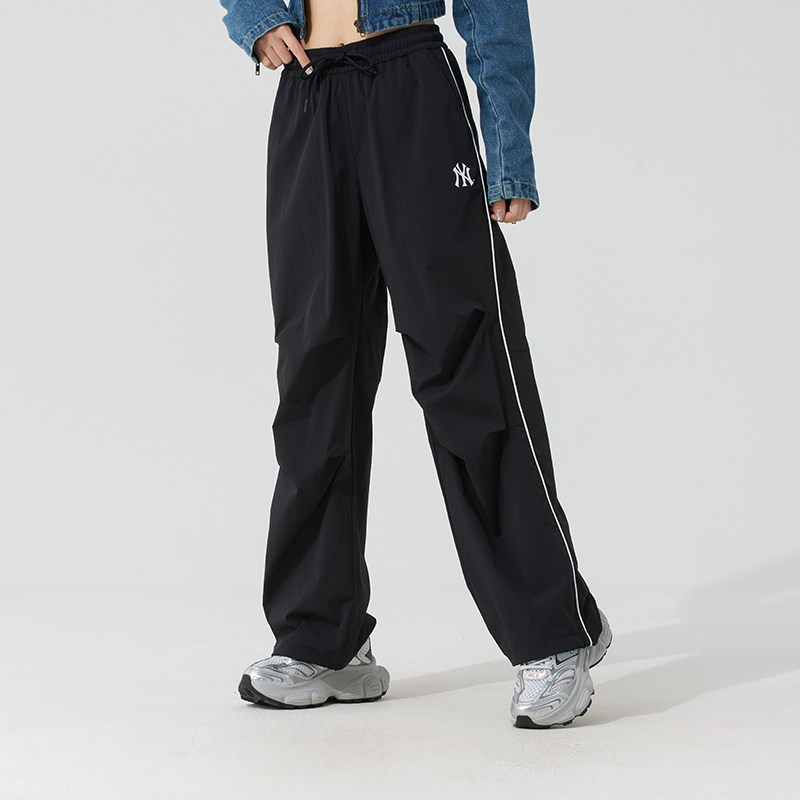 MLB官方 男裤女裤 2025冬季新款运动裤跑步裤透气休闲裤梭织长裤