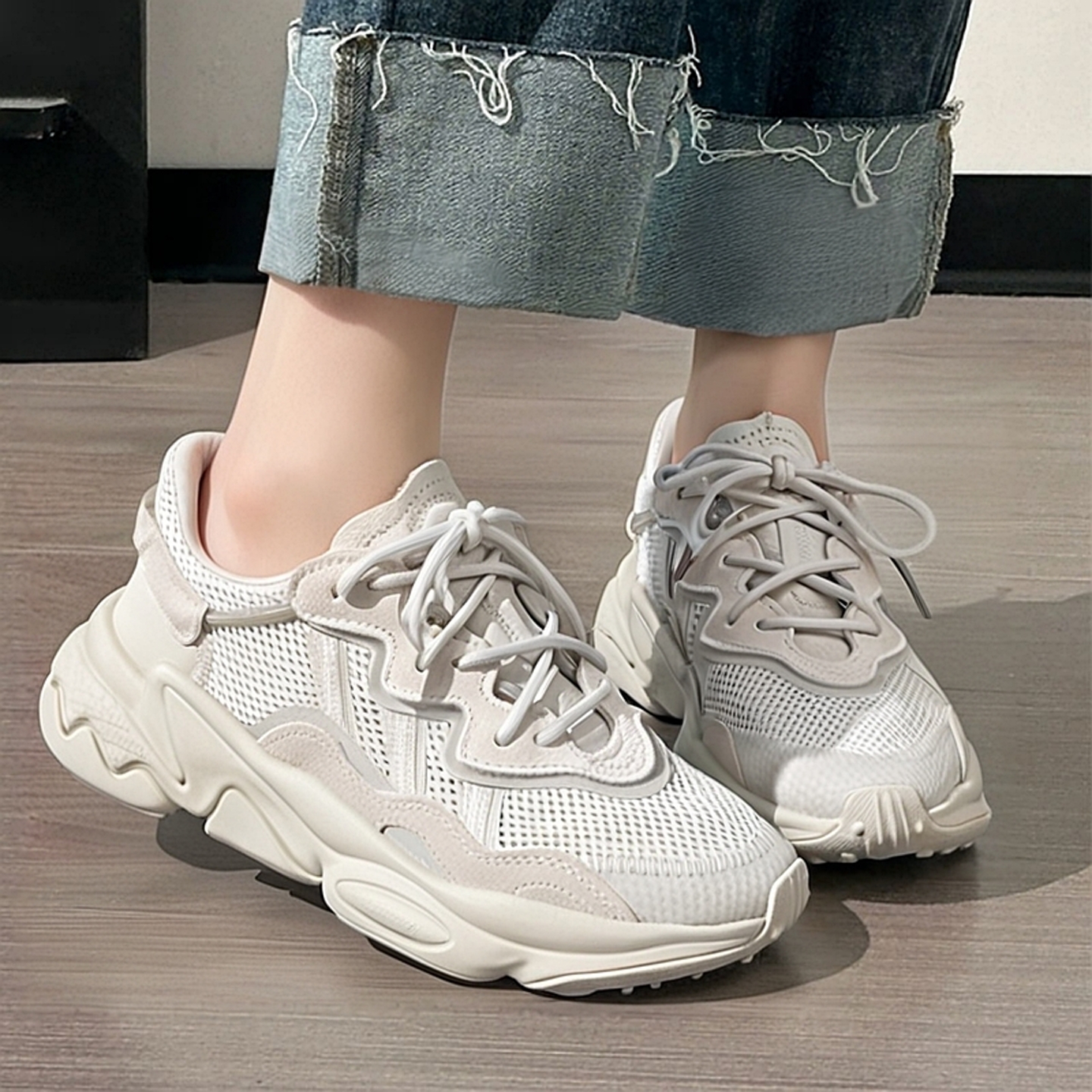 阿迪达斯新款男女复古老爹鞋