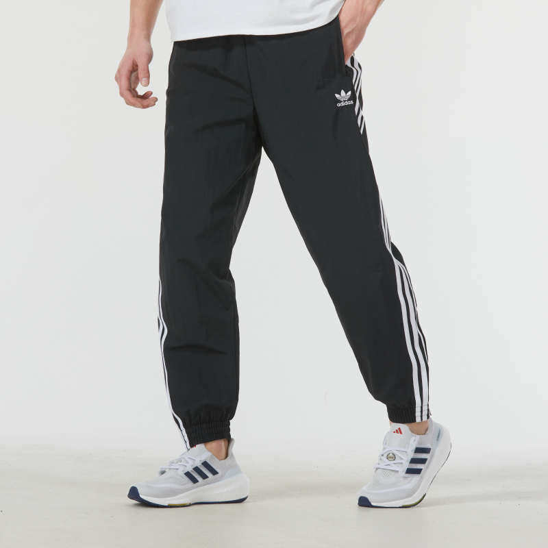 Adidas阿迪达斯三叶草男裤正品梭织休闲裤运动裤收口长裤IT2501