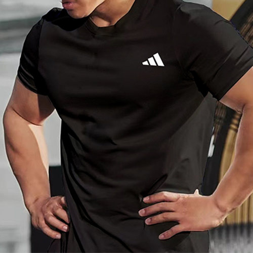 阿迪达斯速干短袖男士T恤新款健身运动POLO杉透气上衣HR8727