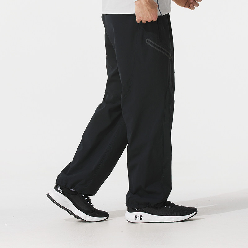 安德玛裤子男裤新款夏季运动裤健身训练撸铁锻炼透气休闲梭织长裤