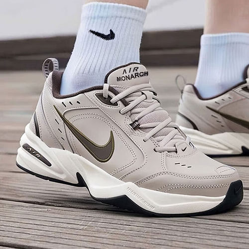 耐克Air Monarch 4男鞋舒适轻便低帮休闲鞋运动老爹鞋减震跑鞋