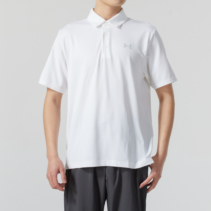 UA安德玛运动服跑步训练POLO衫透气快干舒适休闲T恤半截袖1378673