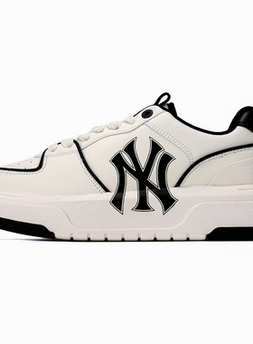 MLB鞋子男鞋女鞋2025冬季新款NY运动鞋透气小白鞋低帮厚底休闲鞋