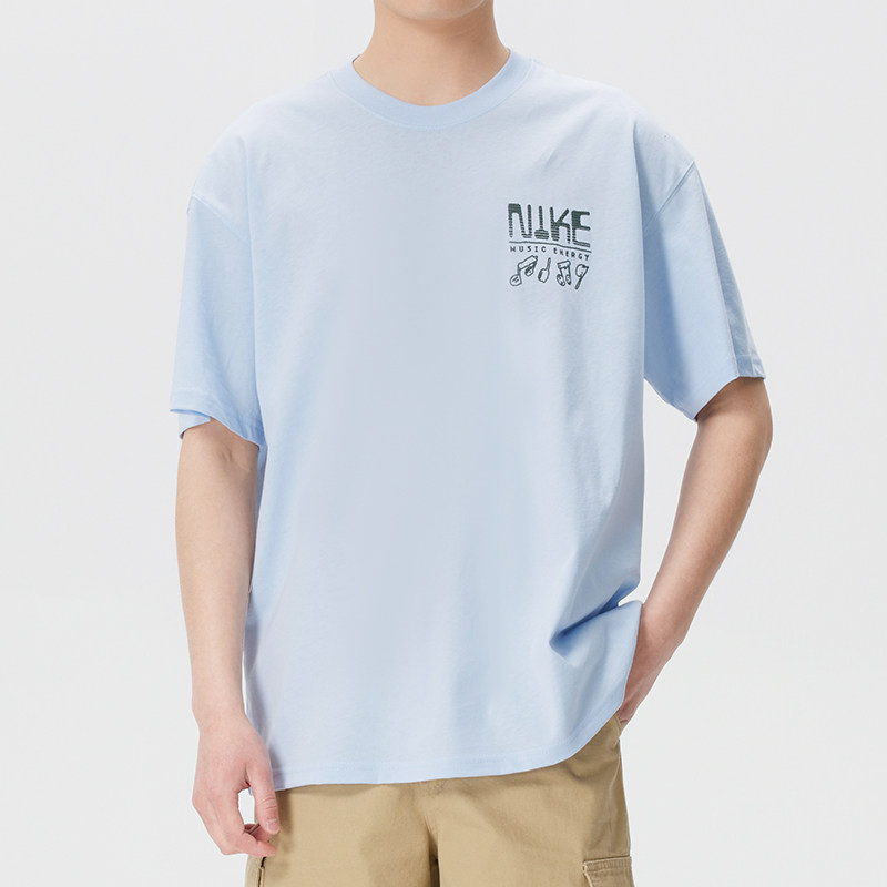 nike耐克夏季男装运动服圆领上衣半截袖透气休闲短袖T恤IH1370