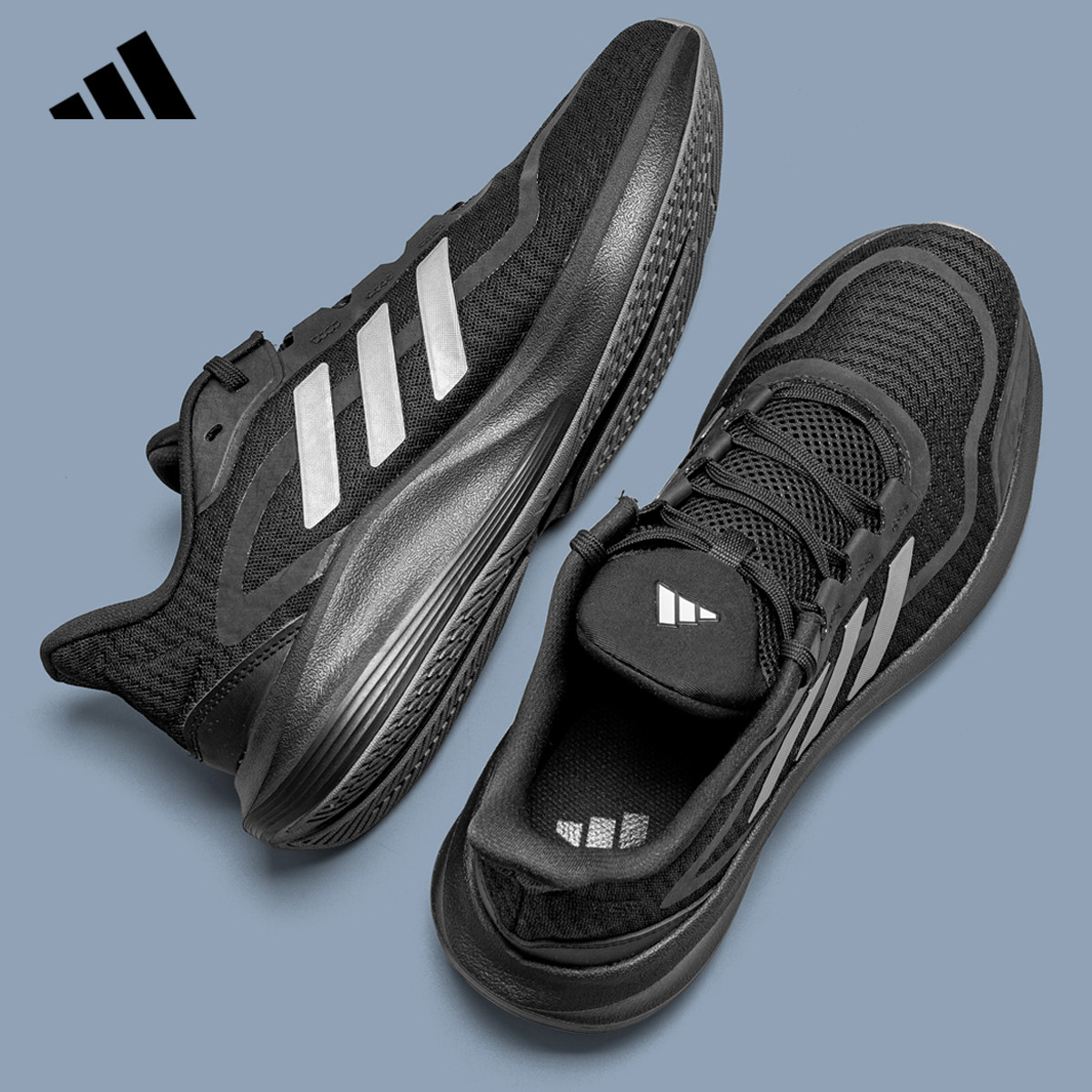 Adidas阿迪达斯黑武士跑步鞋男鞋官方正品新款透气舒适运动鞋