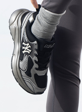 MLB跑鞋男女复古老爹鞋显高休闲运动鞋2025冬季新款鞋子3ARNA065N