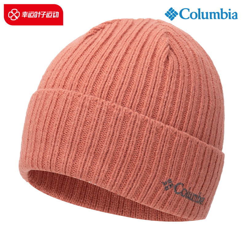 哥伦比亚男帽女帽春季新款运动帽户外保暖绒线帽针织毛线帽CU9847-封面