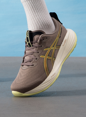 ~亚瑟士官方男鞋2025新款GEL-CUMULUS 27缓震透气跑步鞋复古休闲