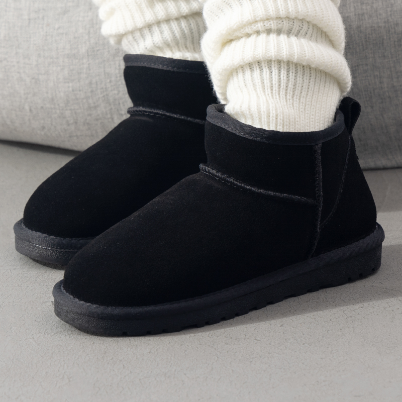 LANBU蓝步女鞋户外运动鞋防风时尚保暖雪地靴加绒女士靴子休闲鞋