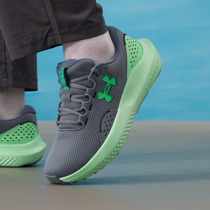 UA安德玛减震跑步鞋男鞋秋季新款男子户外慢跑鞋轻便训练鞋运动鞋