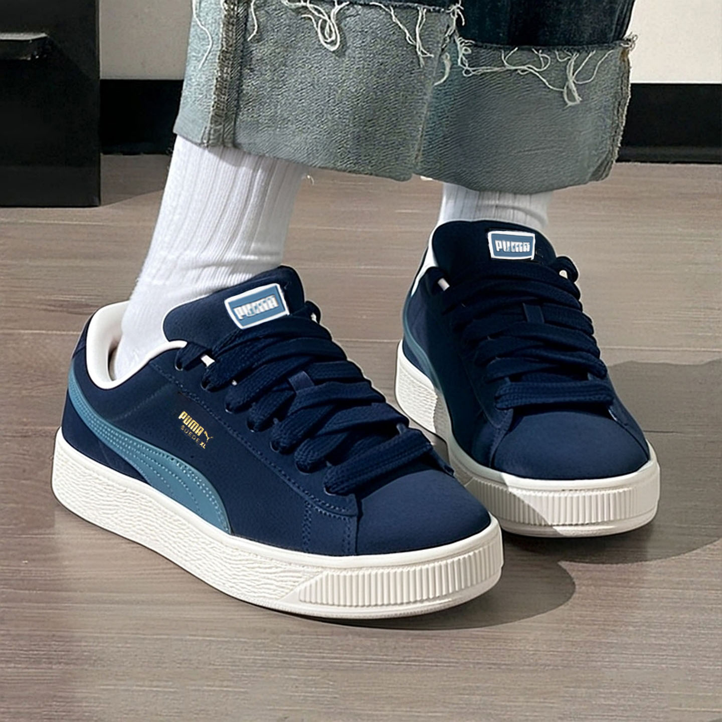 PUMA彪马板鞋男鞋女鞋秋季新款复古面包鞋轻便运动鞋休闲鞋395205