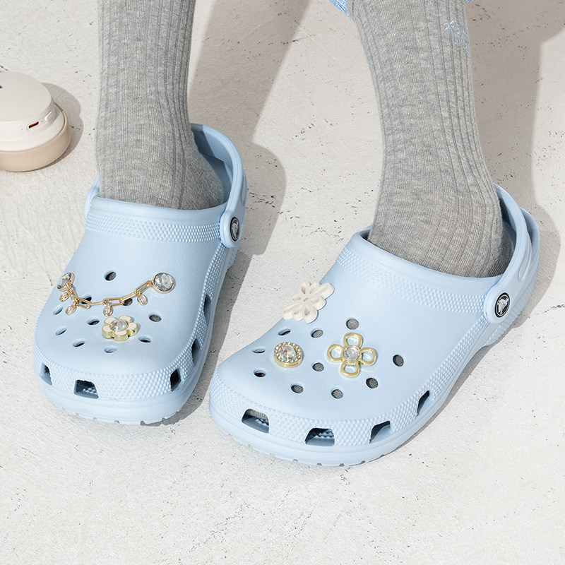 卡骆驰洞洞鞋经典Clog女士夏季新款透气舒适休闲凉鞋沙滩鞋拖鞋男