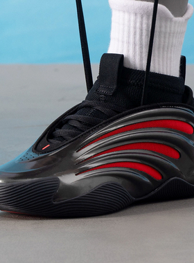 阿迪达斯男鞋25冬季新款休闲运动鞋Harden Volume实战训练篮球鞋