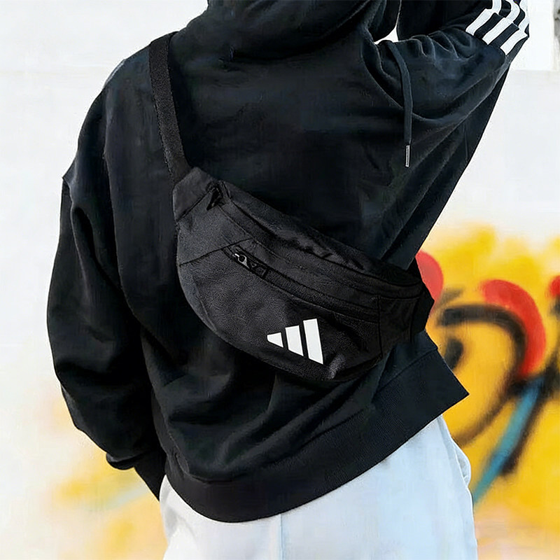 阿迪达斯男包女包胸包2026新款跑步健身训练运动包时尚斜挎包腰包