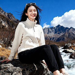 斯凯奇女装 三合一夹克抓绒内胆运动服休闲外套P425W218 2025新款