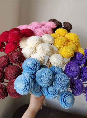 假花无心菊通草花 4cm家居装饰彷真花手工花香薰家居摆饰装饰