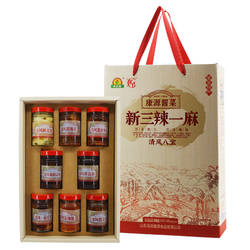 莱芜特产 口镇咸菜三辣一麻葱姜蒜花椒泡菜咸辣腌制下饭菜礼盒装