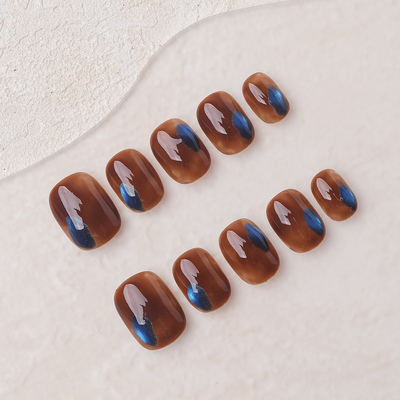 多瑙河手工穿戴甲秋冬新款豆豆甲