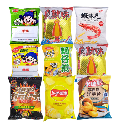 洋芋片台湾薯片零食乖乖