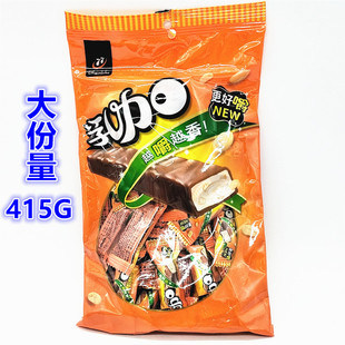 77乳加巧克力415g新日期新包装 一袋 包邮 台湾进口食品零食宏亚