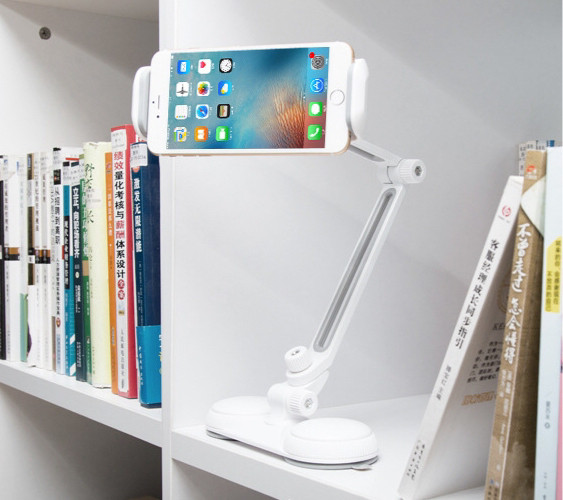 平板手机支架硅胶吸盘玻璃瓷砖墙理发店镜子柜台寝室书桌学习追剧