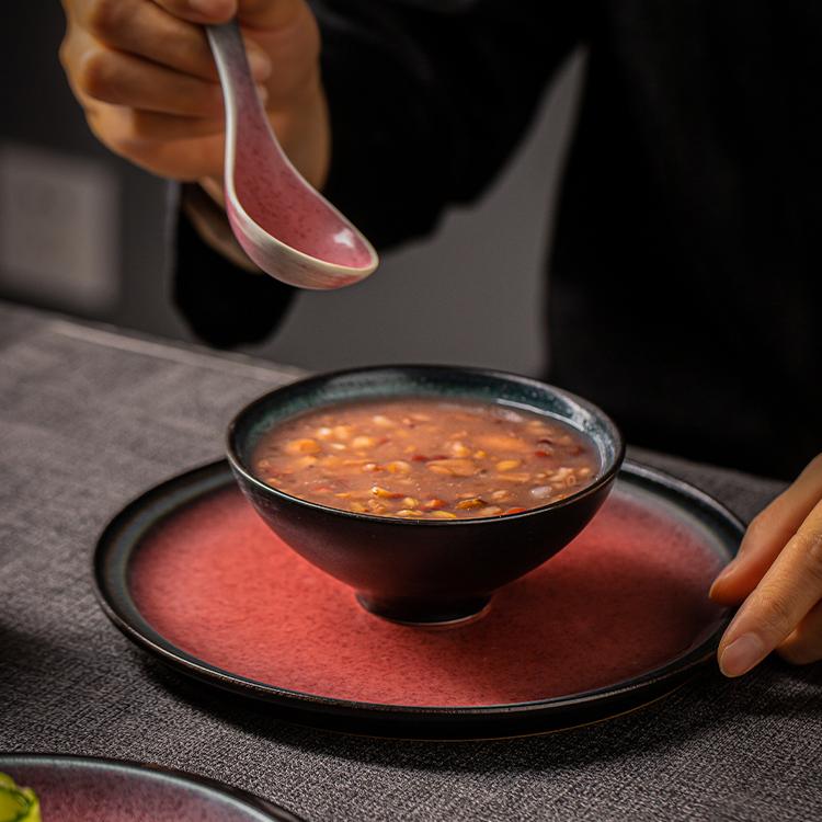 高级感陶瓷碗碟套装家用餐具