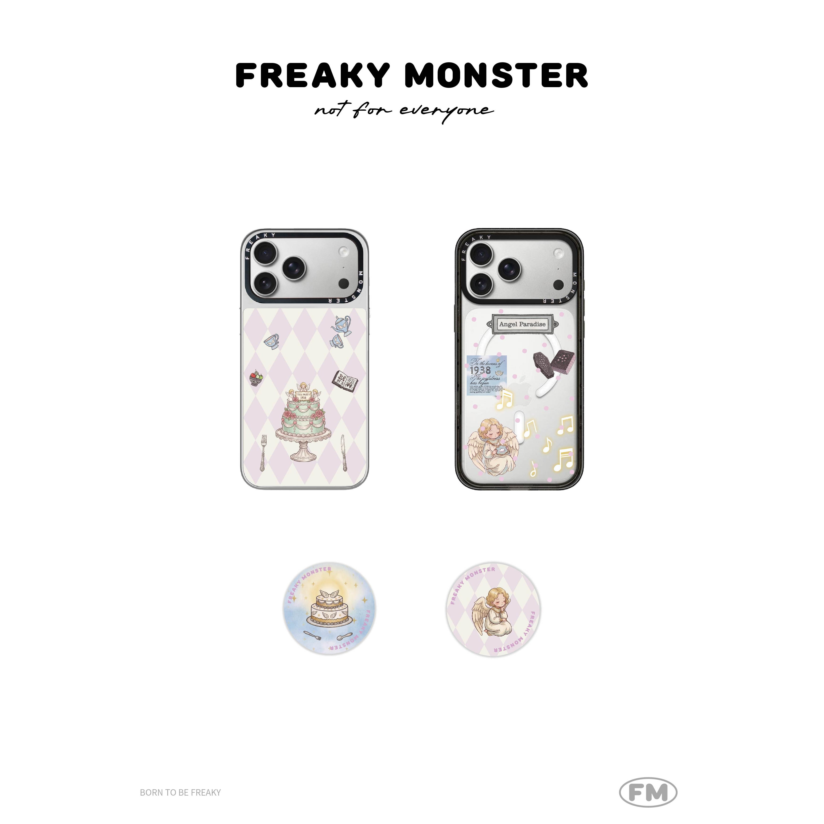 【手机壳】FreakyMonster·茶歇午后·系列手机壳防摔磁吸原创设计适用于iphone手机壳
