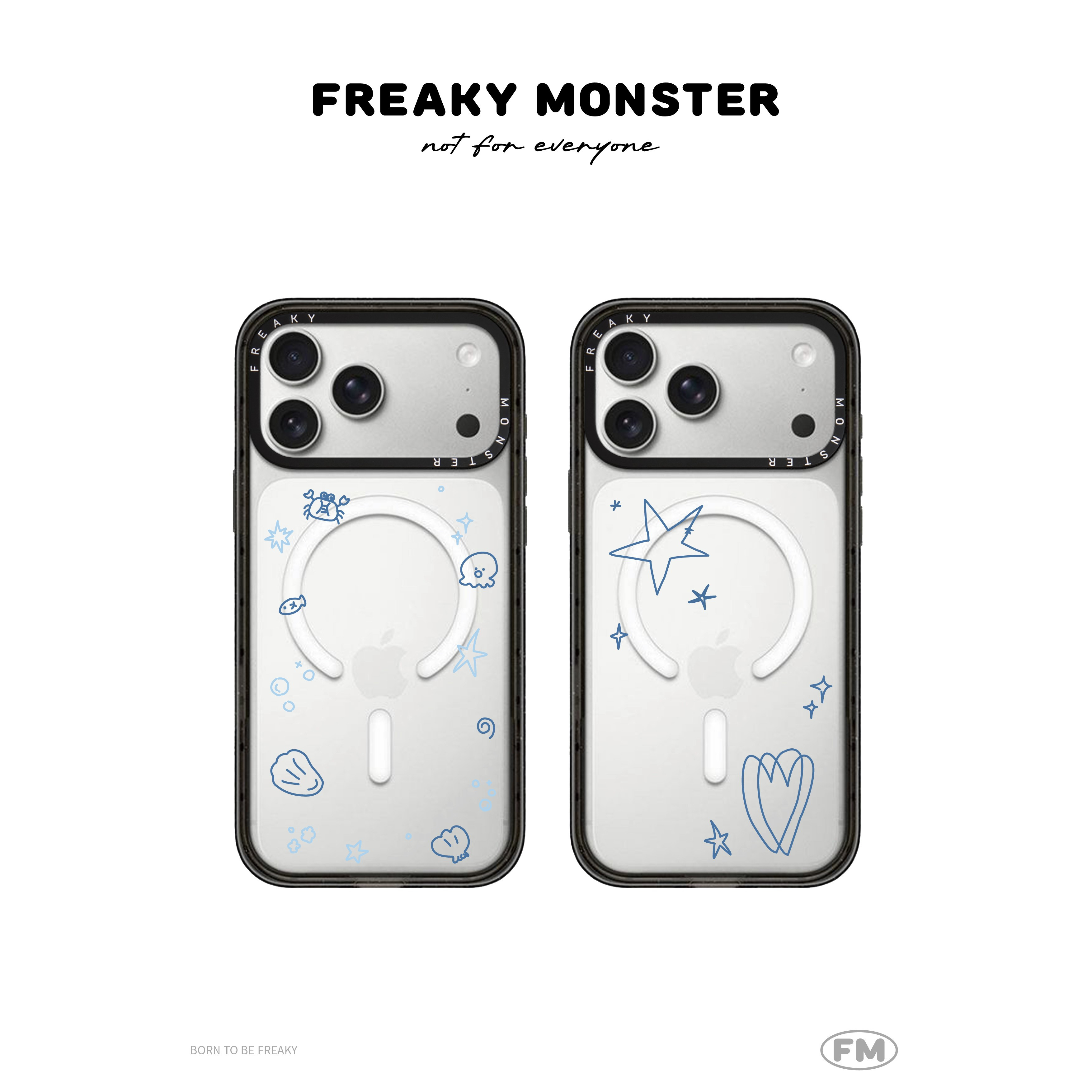 Freaky Monster · 蓝噗噗· 联名系列手机壳磁吸手机壳适用于苹果iPhone17Promax/17Pro/16Promax/16Pro