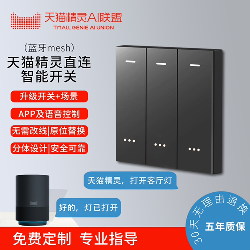 Yoogee智能开关天猫精灵大功率