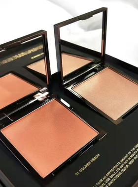 【现货】台湾heme喜蜜炫光腮红 蜜桃金光01/02提亮显色 珠光胭脂