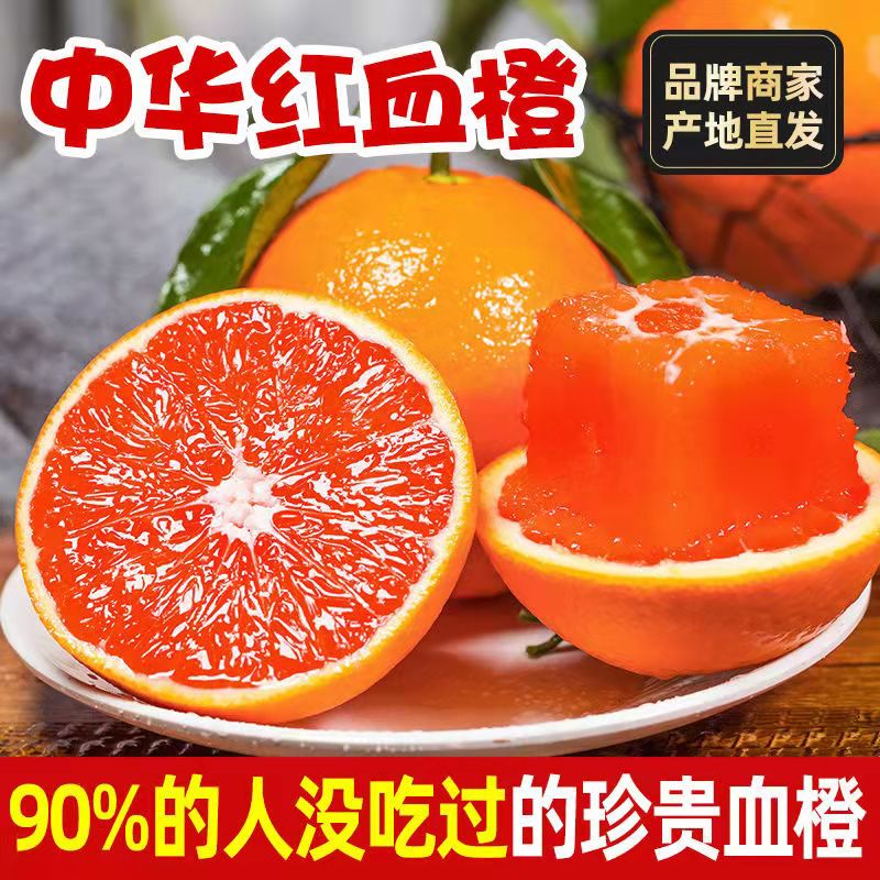 正宗湖北特产大全宜昌秭归中华血橙新鲜水果九月红橙子10斤