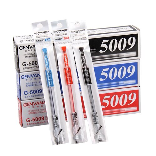 20支包邮G5009金万年中性笔芯 0.5适合金万年品牌中性笔1009MINI