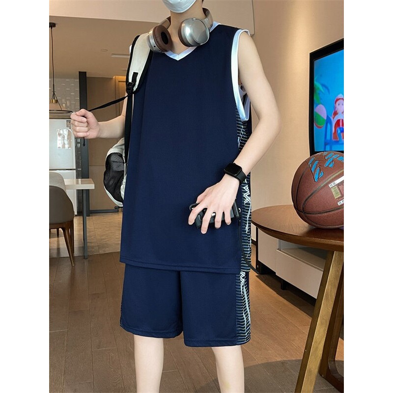 青少年背心睡衣男款2026新款夏季冰丝薄款初高中生无袖家居服套装