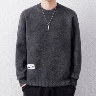 厚毛衣男款冬季2025新款秋冬内搭打底衫毛线衣加厚宽松大码针织衫