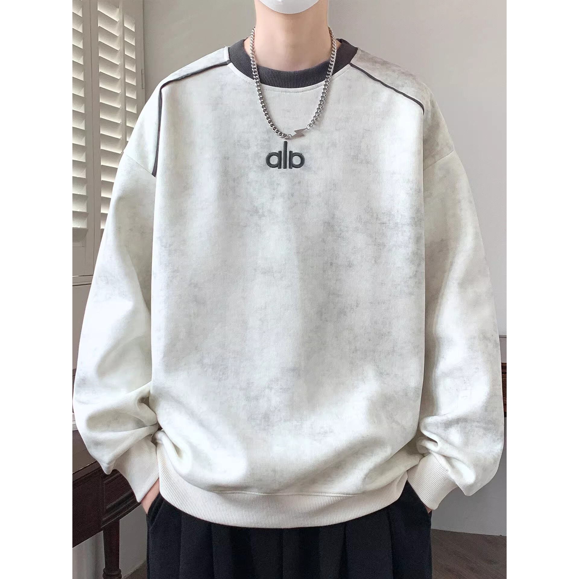 2026春秋季青少年卫衣男孩初高中学生长袖t恤潮流帅气大童上衣服