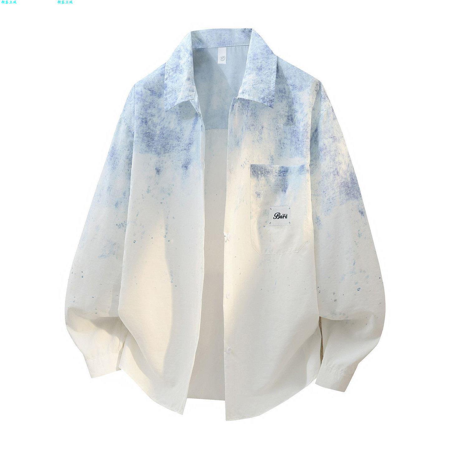 长袖服轻薄衬衫防晒衣男款