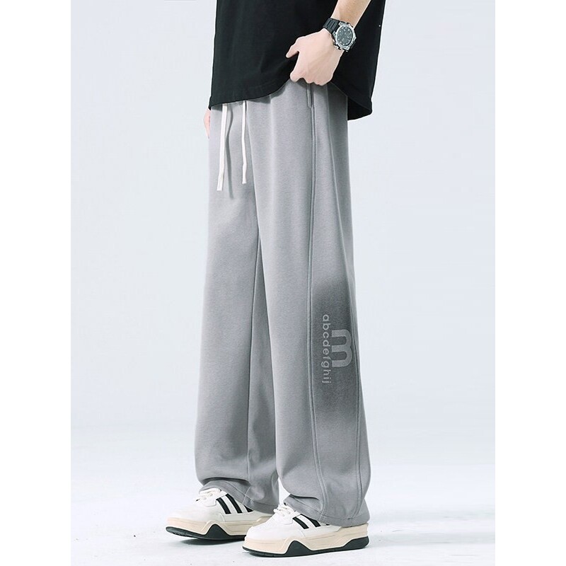 春秋季酷帅裤子男孩初中高中学生青少年长裤大童直筒休闲运动卫裤