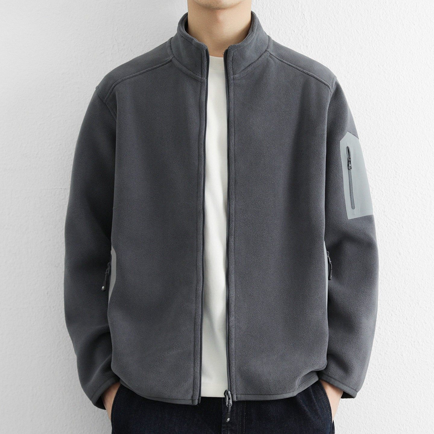 双面奥粒绒外套男秋冬款2025新款潮牌抓绒加绒加厚夹克男秋季上衣,户外/登山/野营/旅行用品,作训外套/套装/野战套装,淘宝优惠券,粉丝福利购,淘宝优惠卷