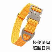 饰可调节尼龙材质项圈 潮流舒适宠物装 新款 轻战术棉感宠物项圈