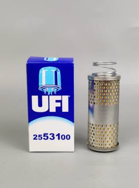 意大利UFI机油滤芯/V85TT/V9原厂机滤机油滤清器2553100机油滤芯