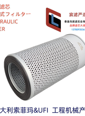 意大利UFI 25919C0适配 现代挖掘机31EE-01060 HF35490液压滤芯
