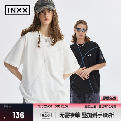 休闲短袖INXX男女同款