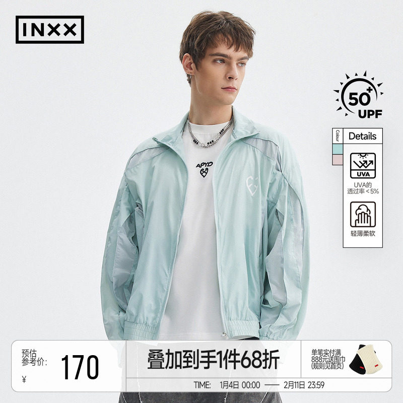 INXXAPYD 户外运动风防晒服男UPF50+防紫外线撞色轻薄外套女,男装,时尚防晒服,淘宝优惠券,粉丝福利购,淘宝优惠卷