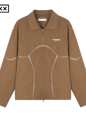 INXX潮牌新品撞色拼接设计棉服男衬衫款薄外套女XWF4161123