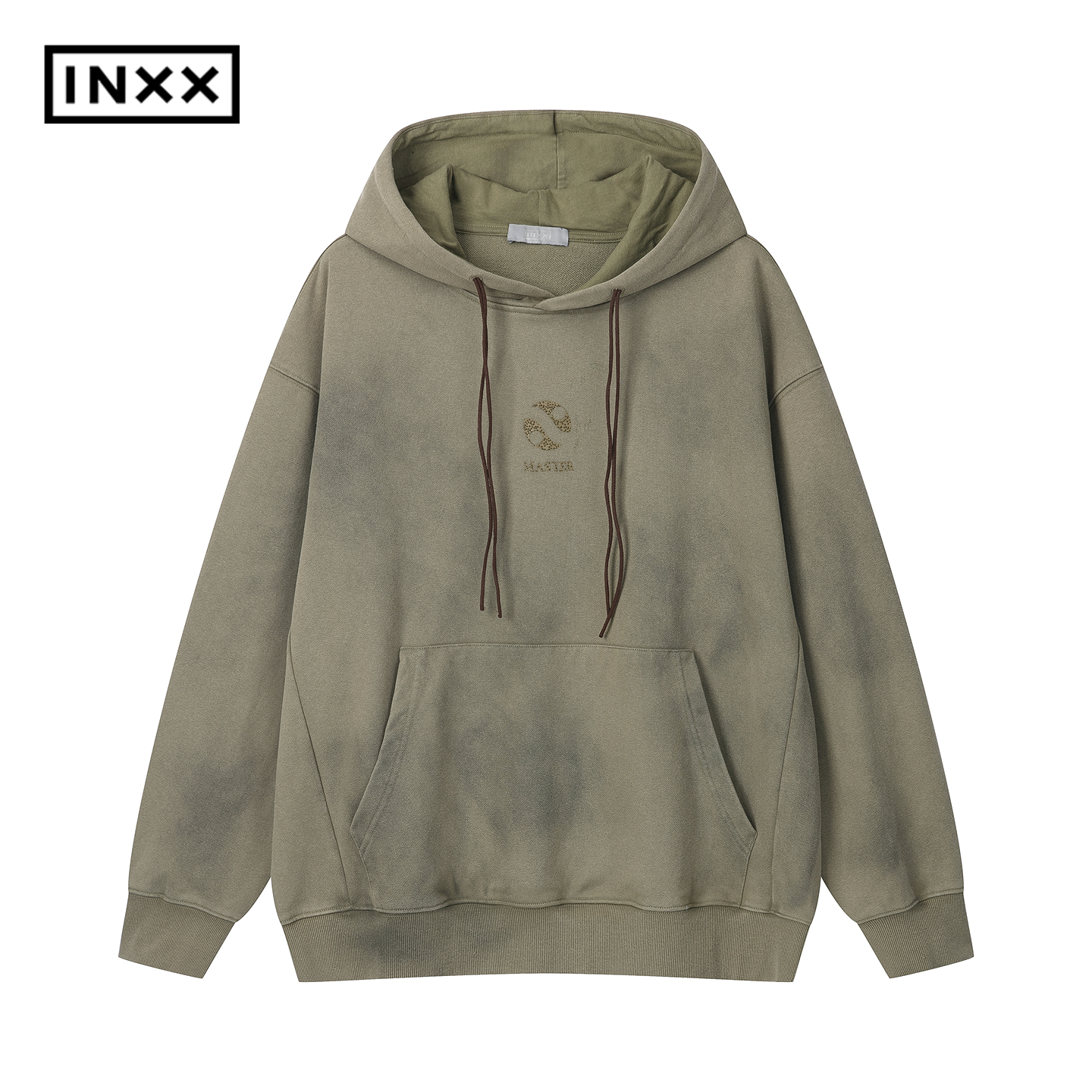 INXX洗水印花连帽卫衣男女同款XSF3101408