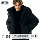 简约保暖连帽羽绒服男女同款 INXX APYD 复古宽松休闲加厚外套
