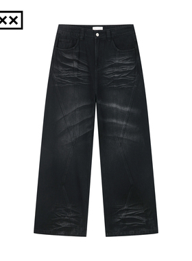 INXX洗褪牛仔长裤男女同款XWF3221072