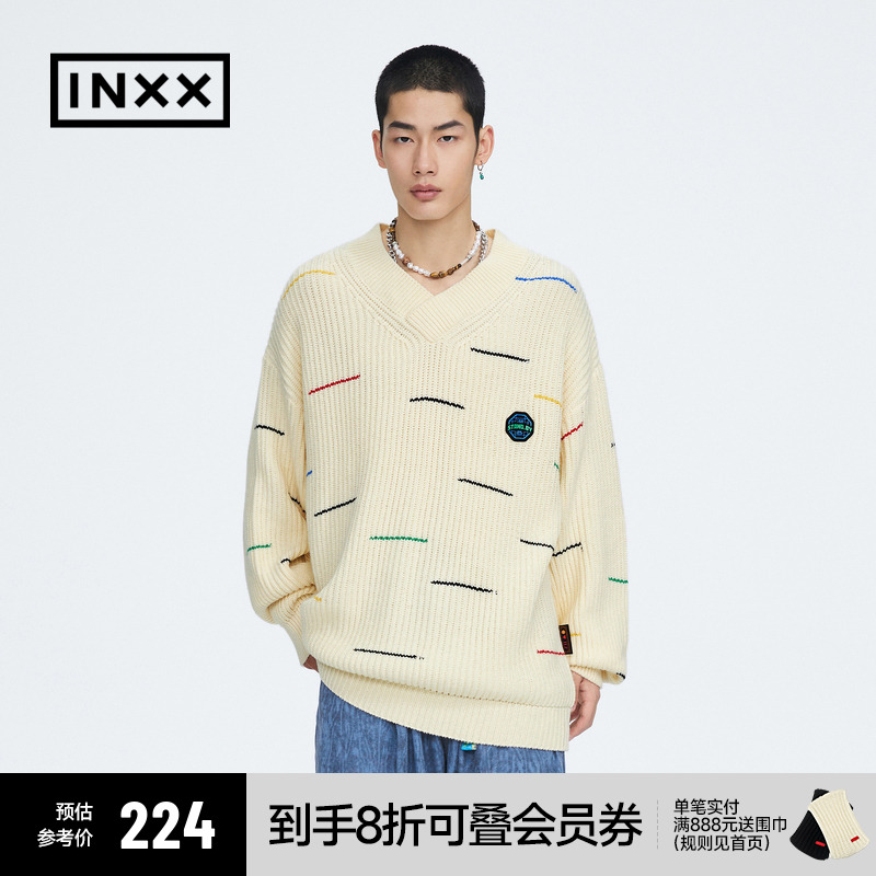 INXX小众套头毛衣男女同款